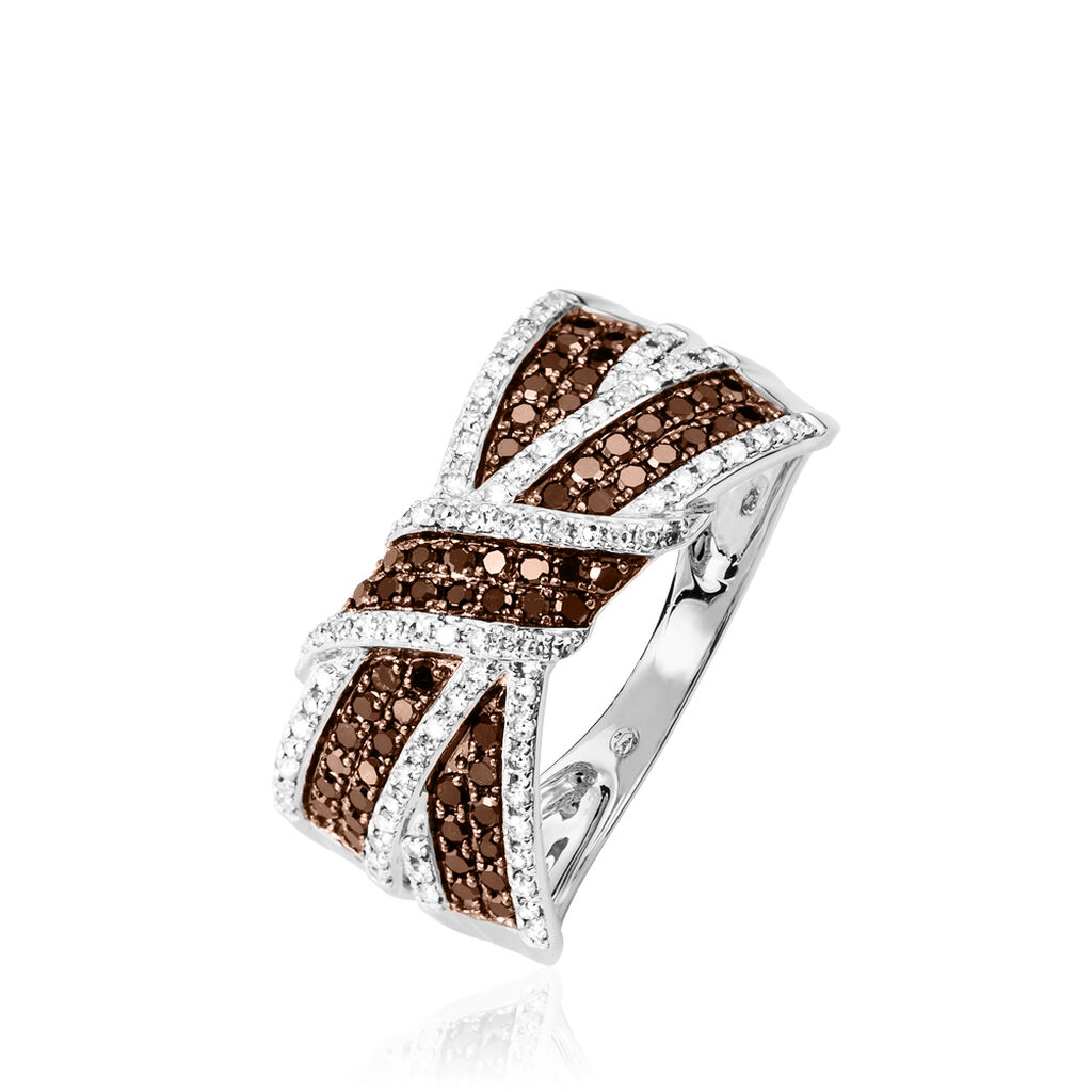 Bague Agnes Or Blanc Diamant