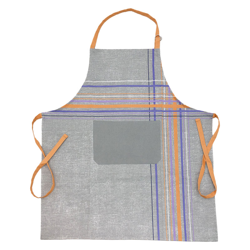 Tablier de cuisine 'Aileen' jaune et violet