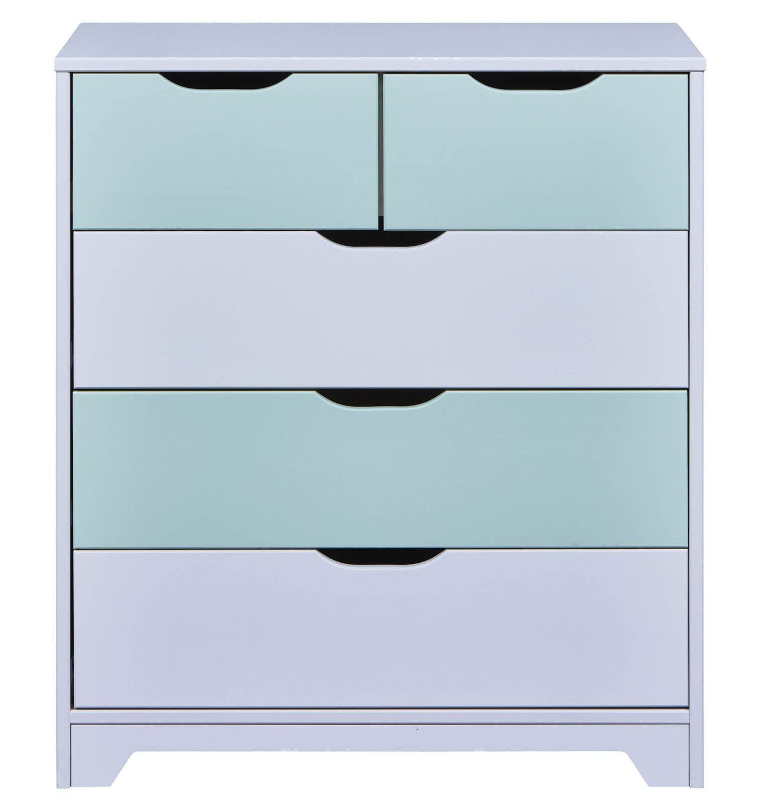Kommode KILIAN 82x92x40,3 cm weiß/pastellgrün