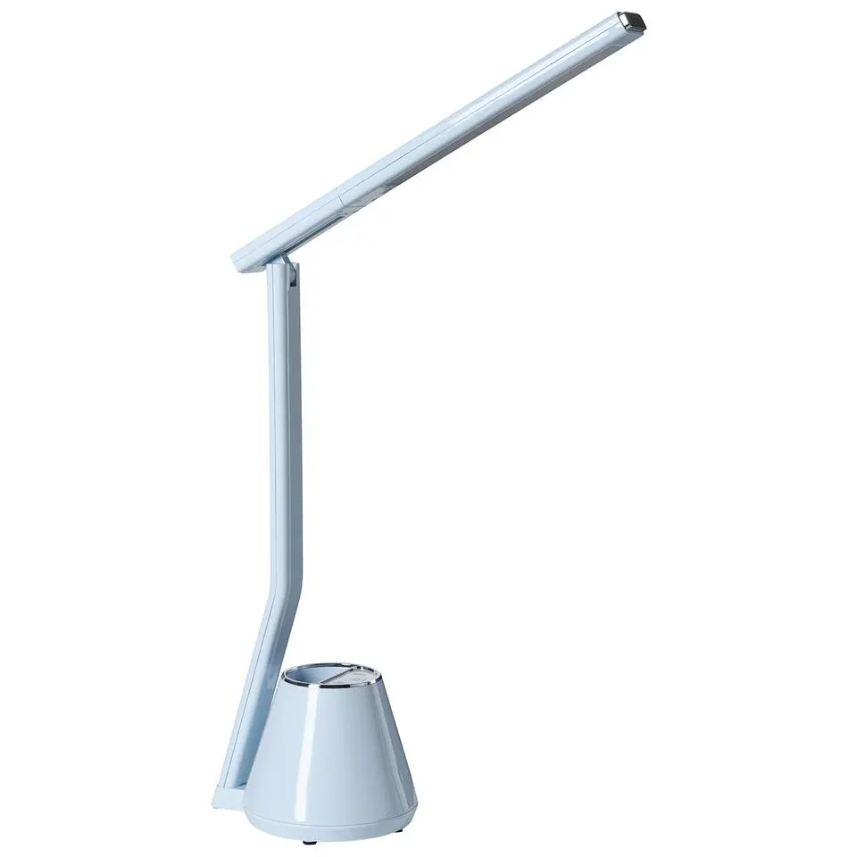 DENEB - Bureaulamp LED - Lichtblauw - Synthetisch materiaal