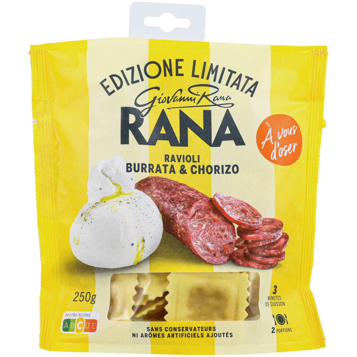 Rana Ravioli Burrata Chorizo