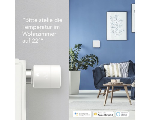 tado° Slimme Radiatorthermostaat Add-on voor individuele kamerregeling voor intelligente verwarmingsregeling - Compatibel met SMART HOME van hornbach
