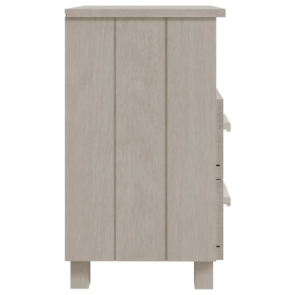 VIDAXL Tables de Chevet HAMAR 2 pcs Blanc
