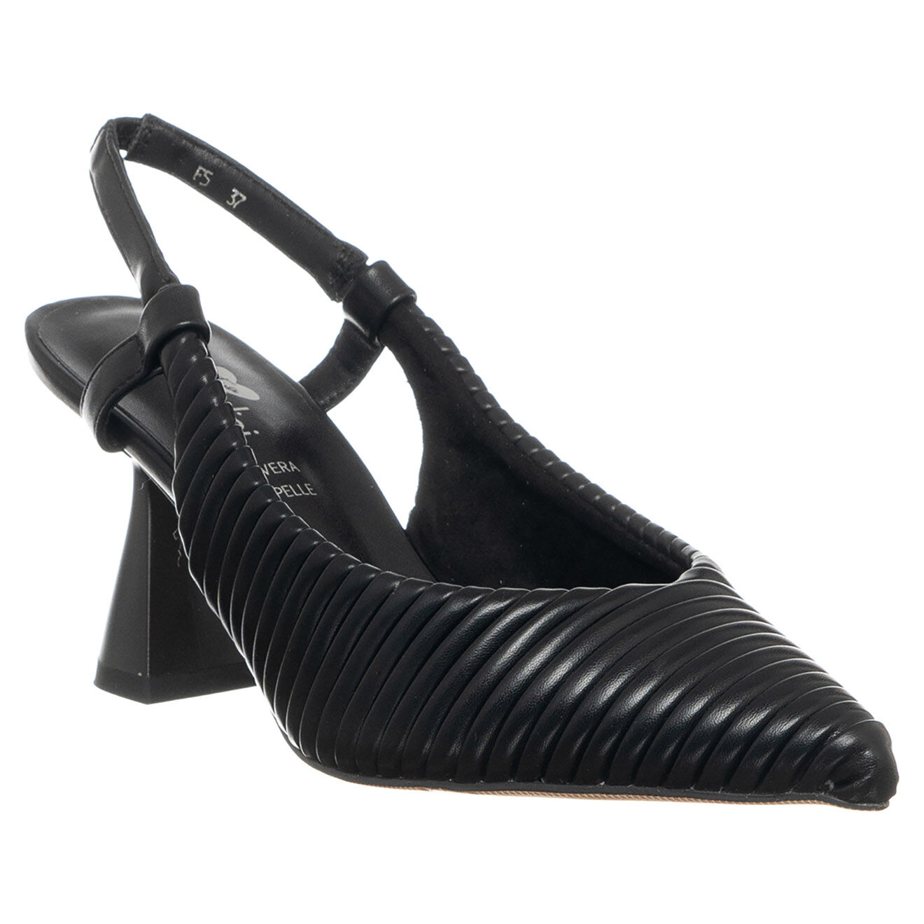 Tua By Braccialini Slingbacks Justine noirs - Talon 5.5 cm