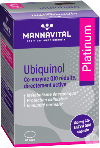 MannaVital Ubiquinol Platinum 60 Capsules