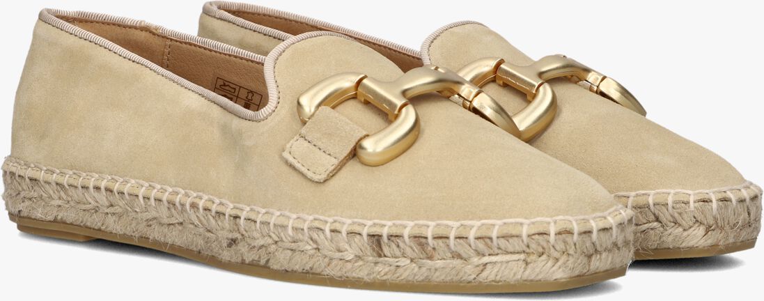 taupe lina locchi loafers sue espa instapper met bit