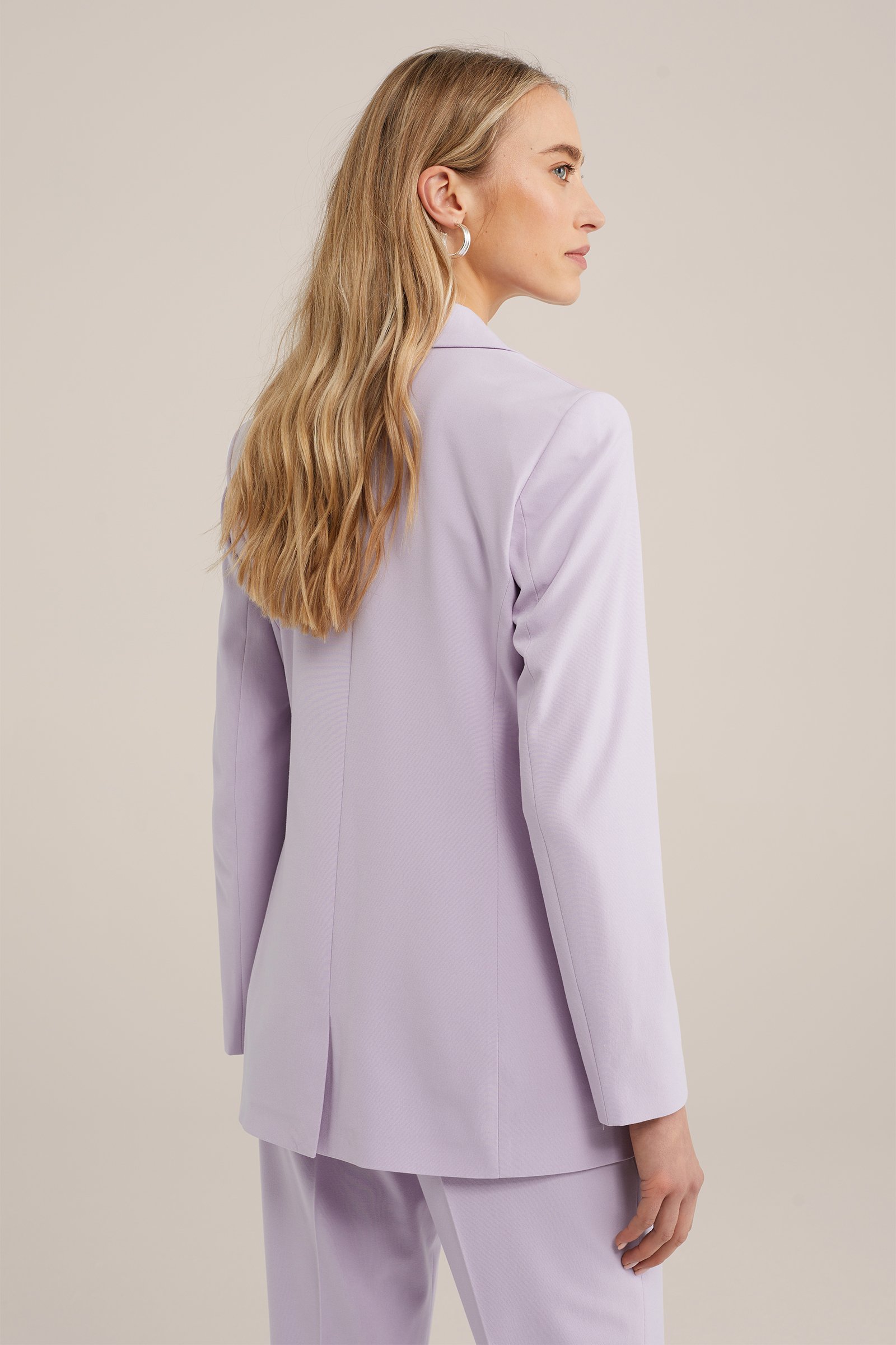 regular fit blazer WE Fashion Lila