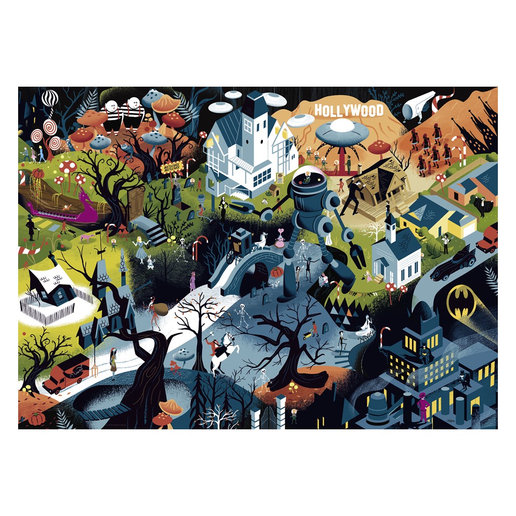 Puzzle - Tim Burton Films de Alexandre Clérisse - 1000 Pièces
