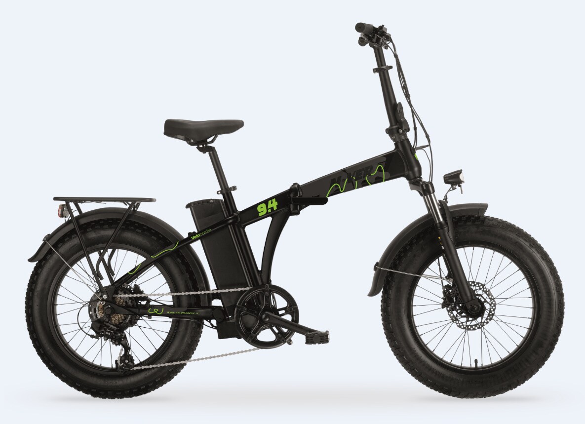 MBM Elektro-Kompaktfahrrad / Faltrad N-VER FOLDING20 Zoll, black