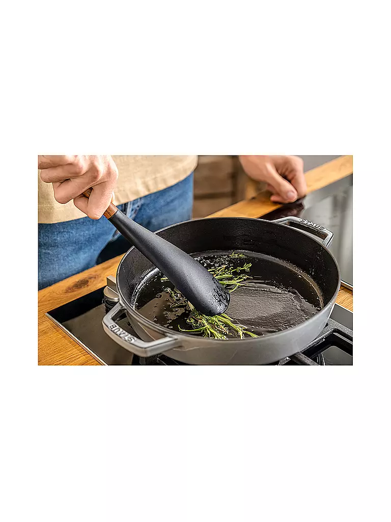 STAUB Universallöffel 30cm Akazie / Silikon braun