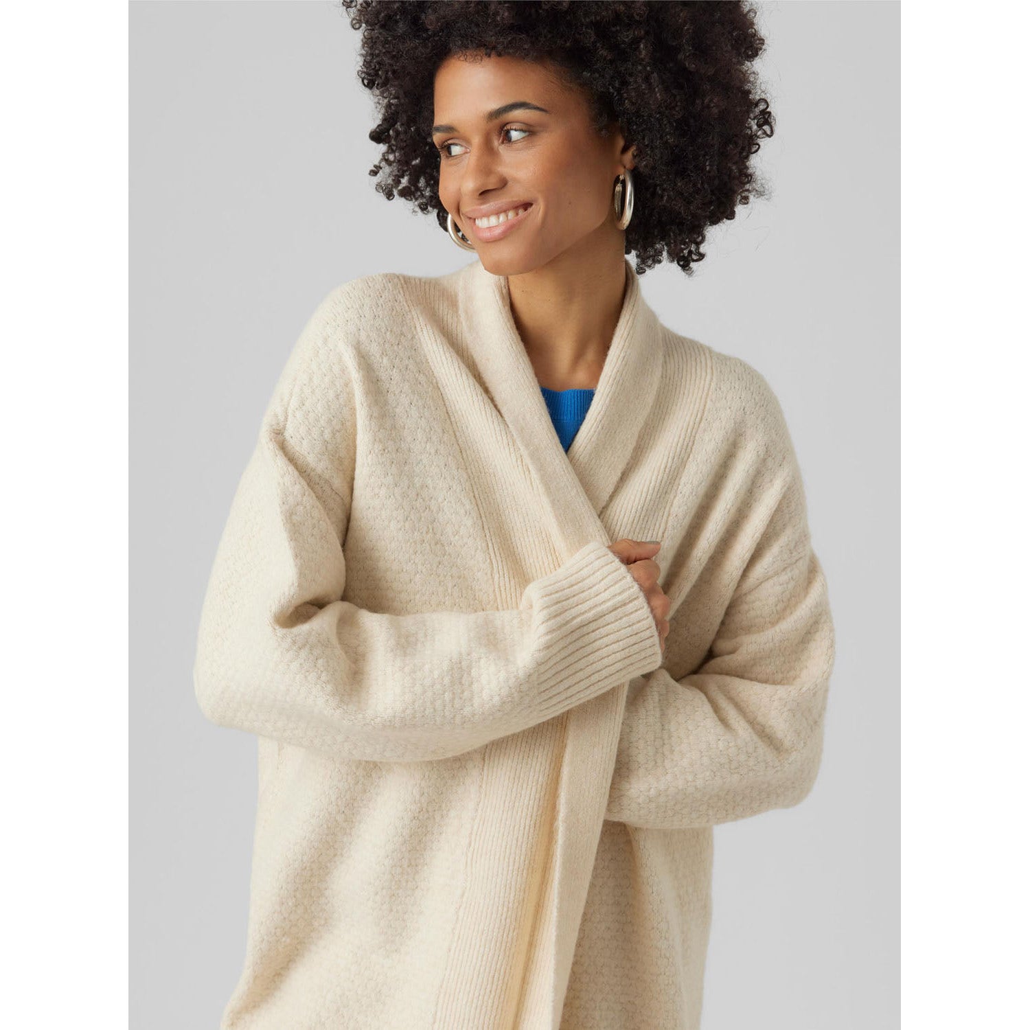 Vero Moda  Heidi Shawlnk Open Cardigan