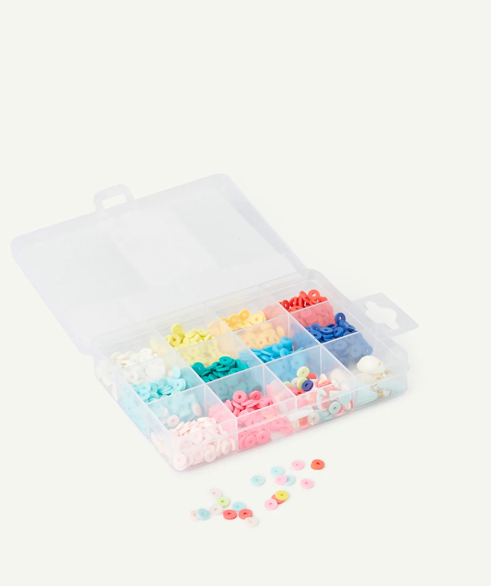 LA PETITE EPICERIEBOÎTE DE PERLES HEISHI 11 COULEURS POP AVEC ACCESSOIRES