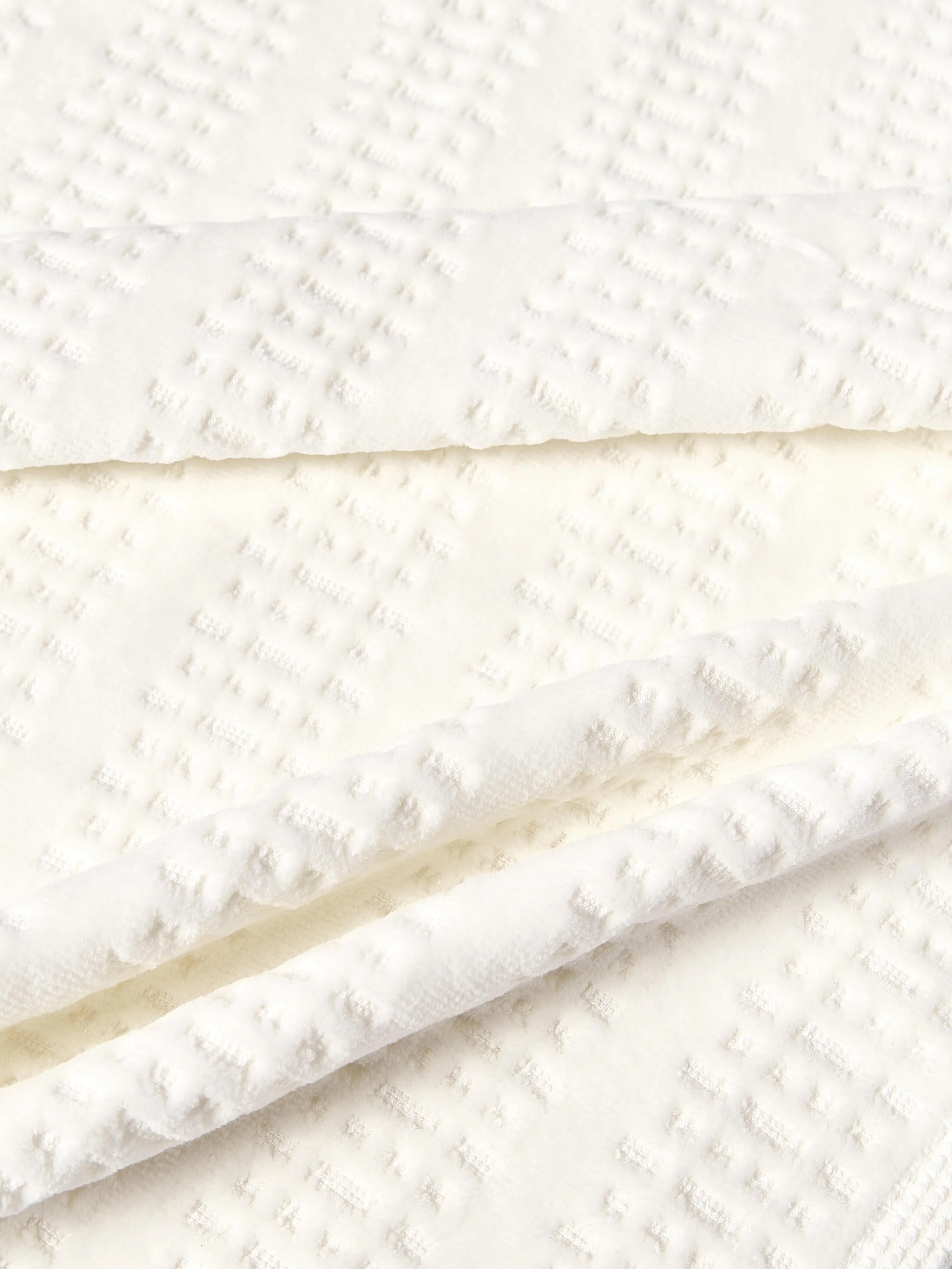 Velours handdoekenset Tallulah met decoratieve franjes, in verschillende formaten