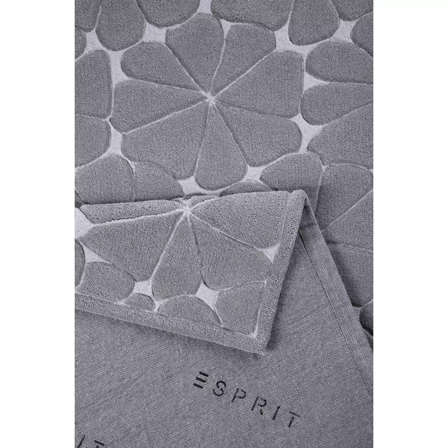 Esprit Kurzflorteppich Ficus grau