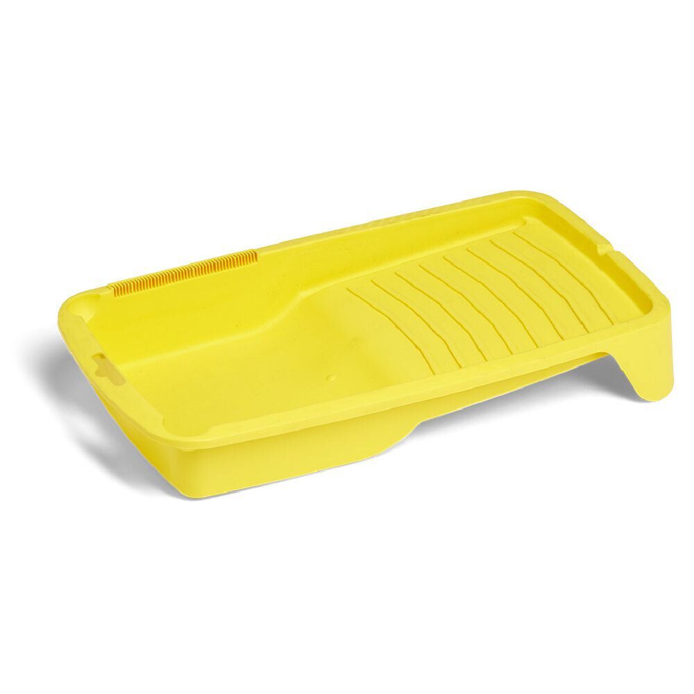 Bac à peinture plastique jaune