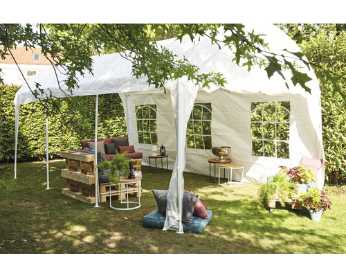 Evenementenpaviljoen Siena Garden 6x12 m wit