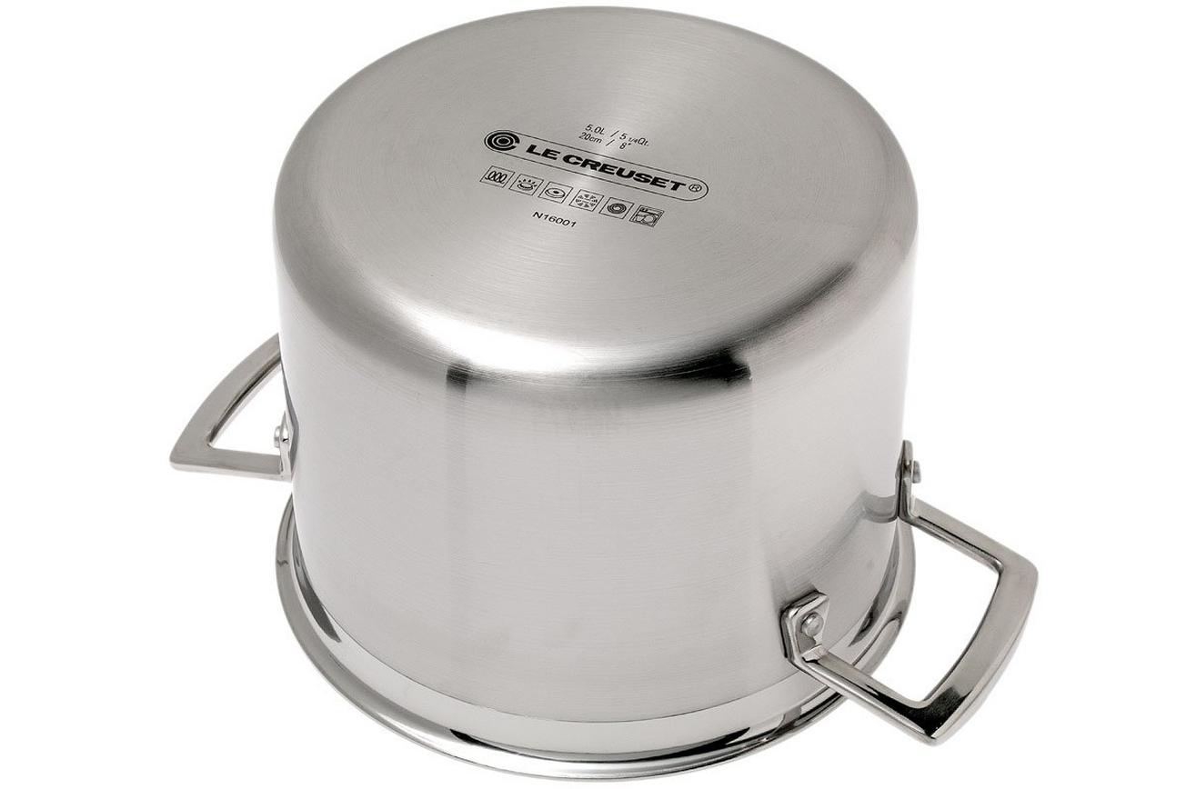 Le Creuset Magnetik kookpan met pastamand, 20 cm, 5L