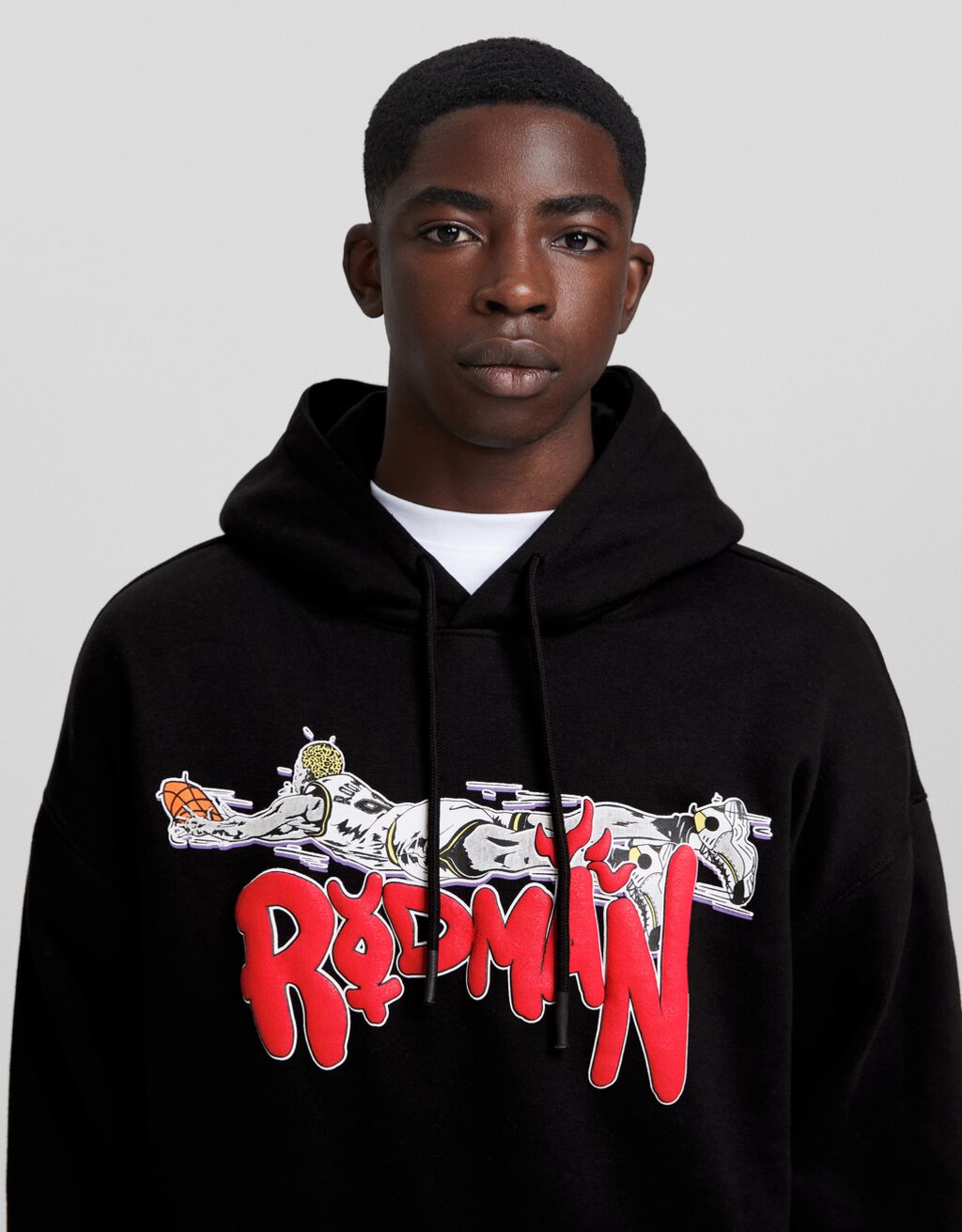 Moletom com estampa do Dennis Rodman