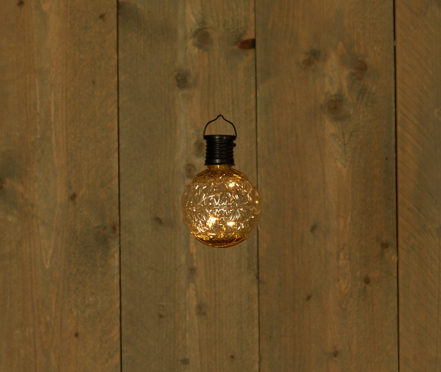 Anna's Collection solar hanglamp transparant D 7,5 H 11 cm