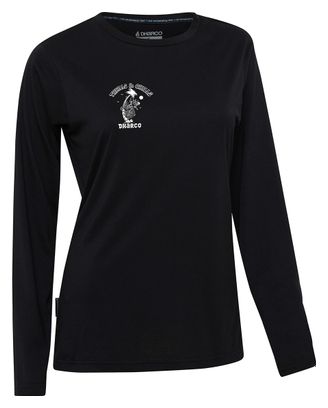 Maillot Manches Longues Femme Dharco Tech Noir/Blanc