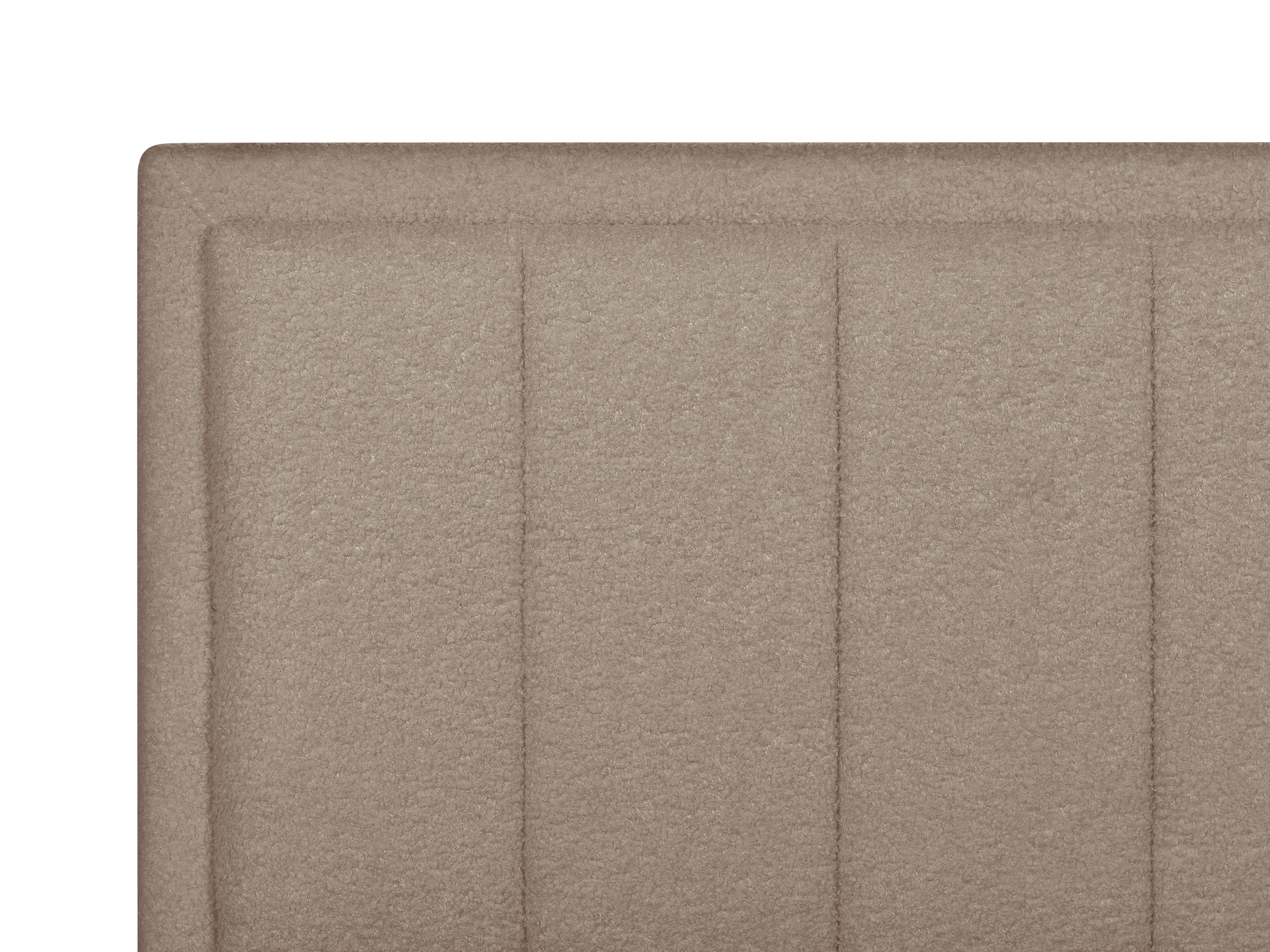 Bed met opbergruimte Bouclé MONTLAUR 180 x 200 cm Taupe