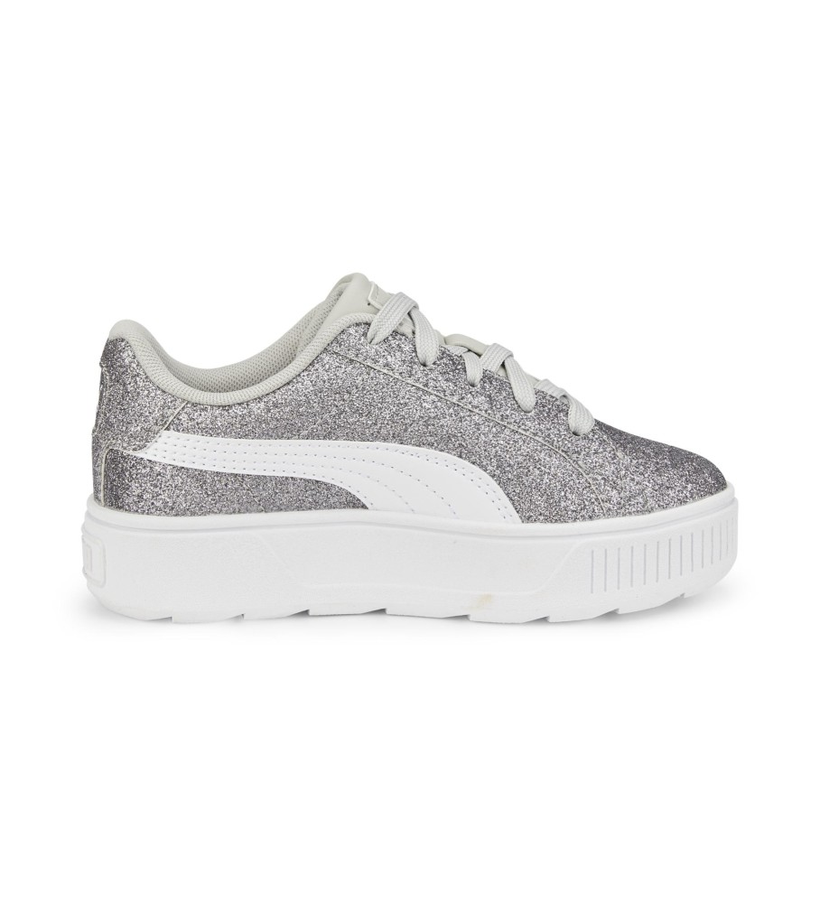 Tênis Puma Karmen Glitz PS cinza