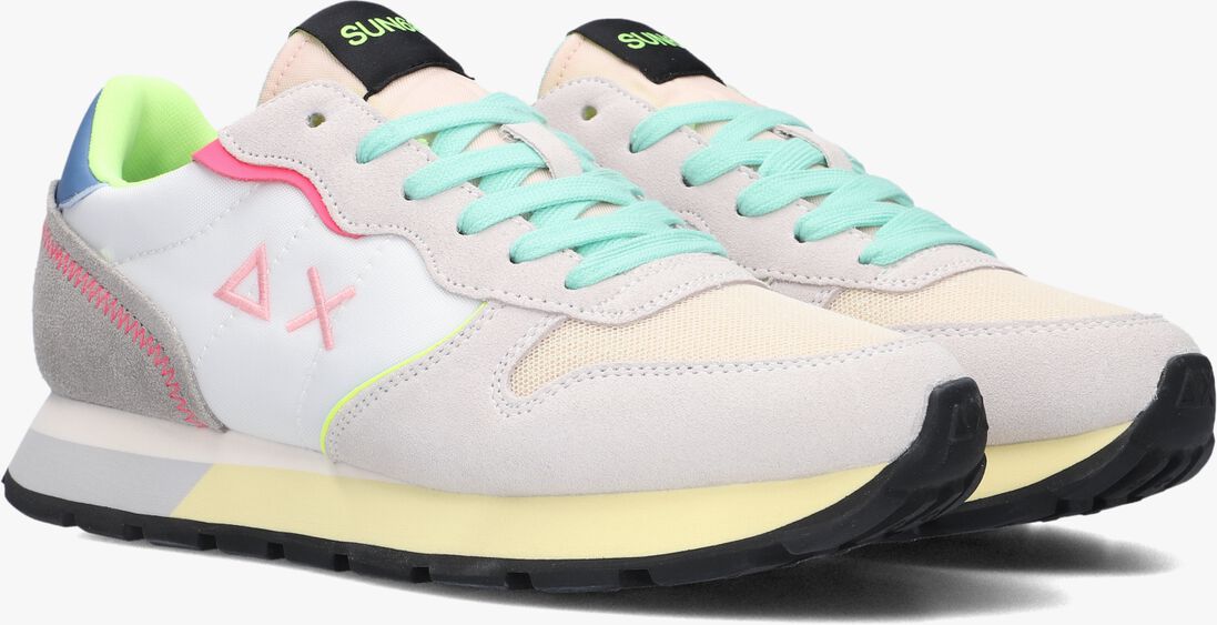 SUN68 witte sun68 lage sneakers ally color explosion