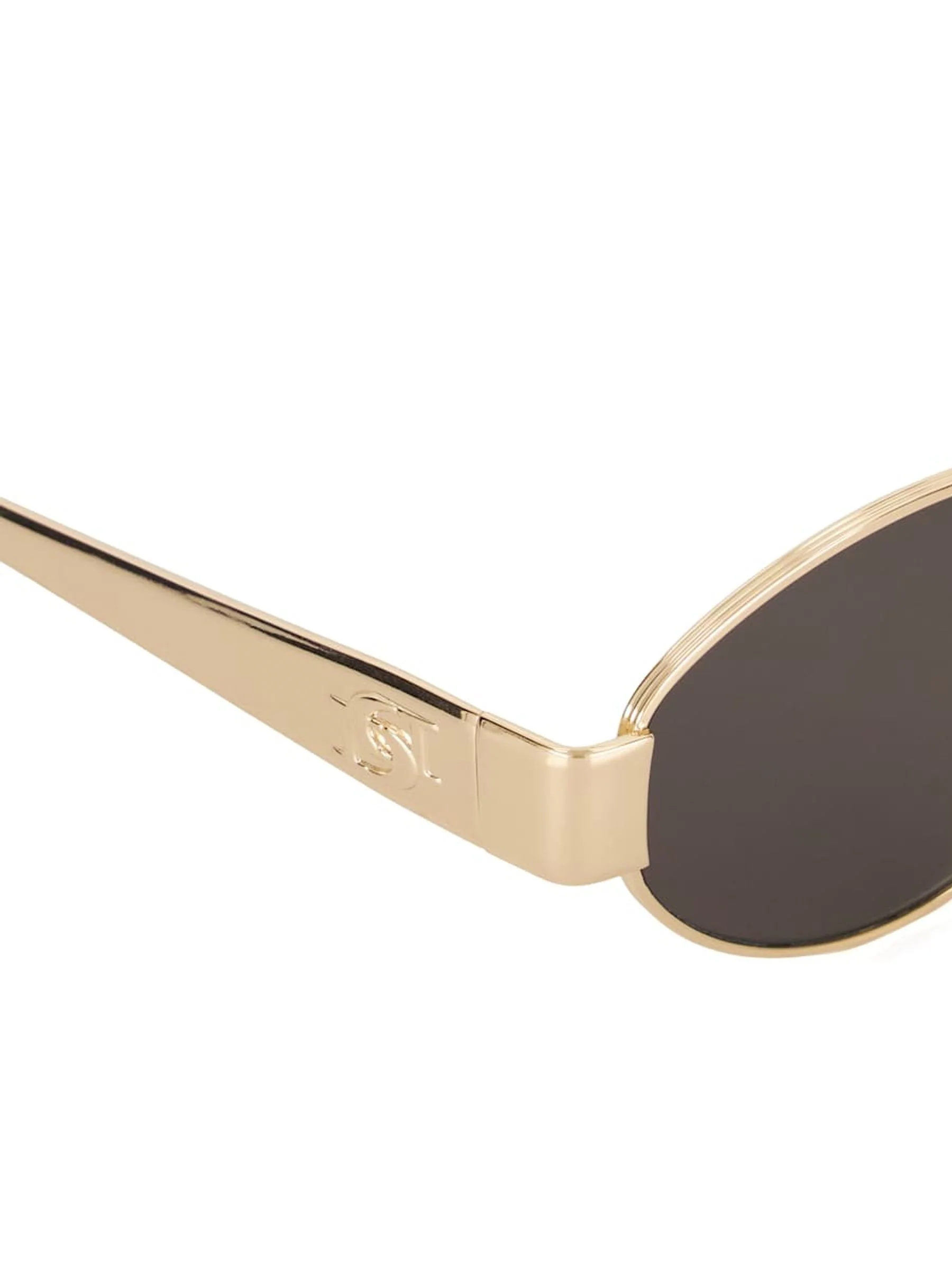 Goud - Dune London Glee Fashion Oval Sunglasses