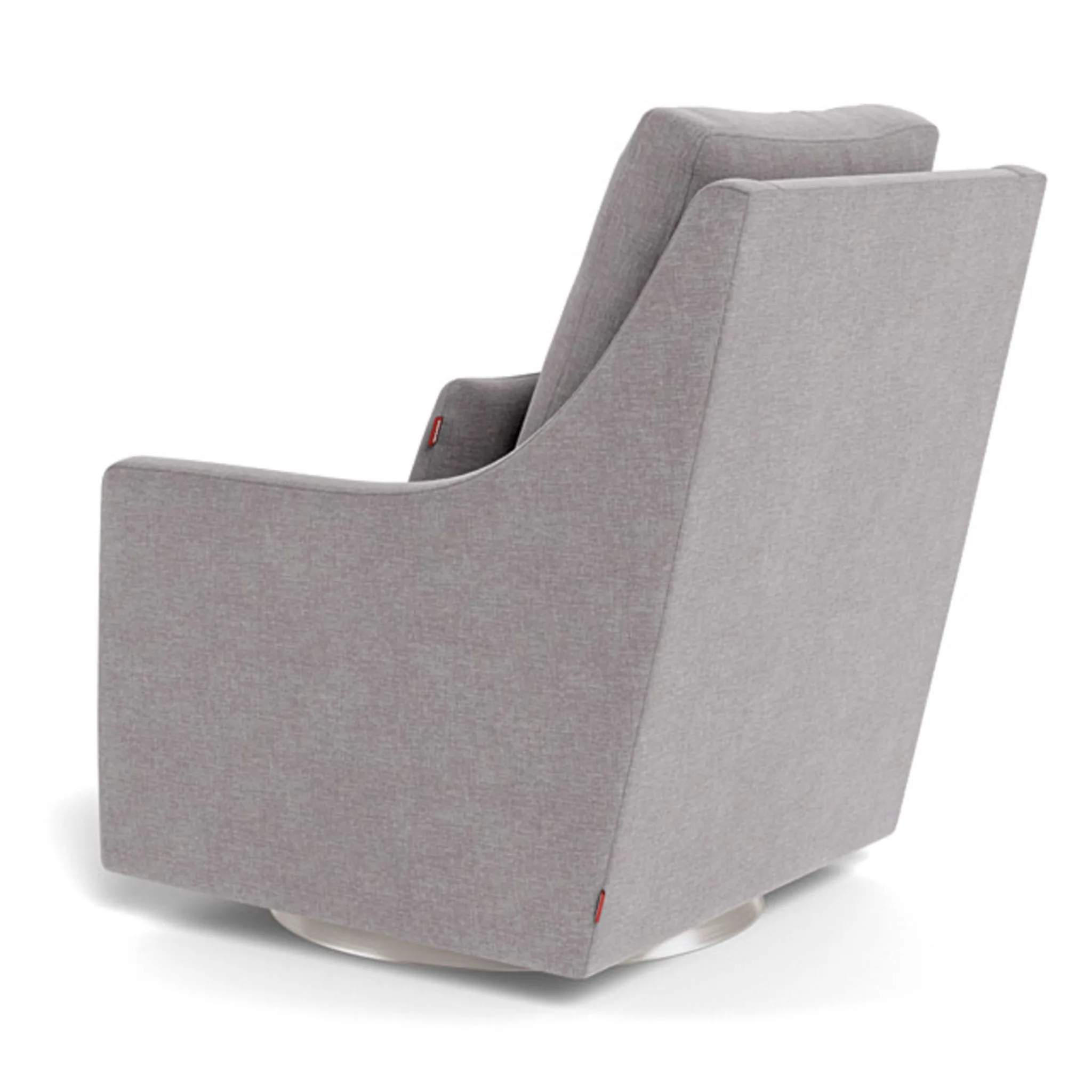 Monte Fauteuil Berçant et Pivotant Vera - Pebble Gris  Argent