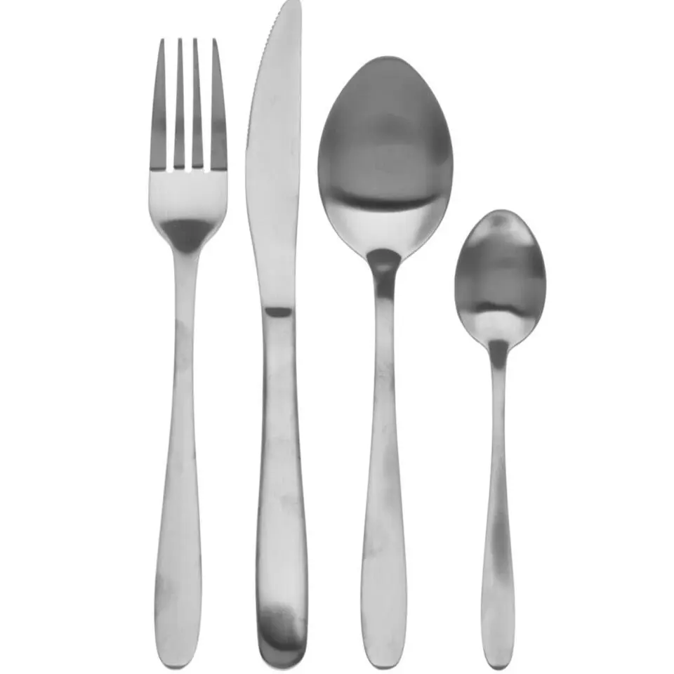 Excellent Houseware Bestekset - 16-delig - zilver - RVS