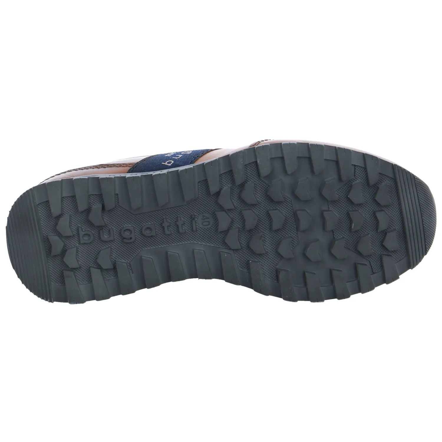 BUGATTI SHOES Halbschuhe Sneaker Cognac Leder