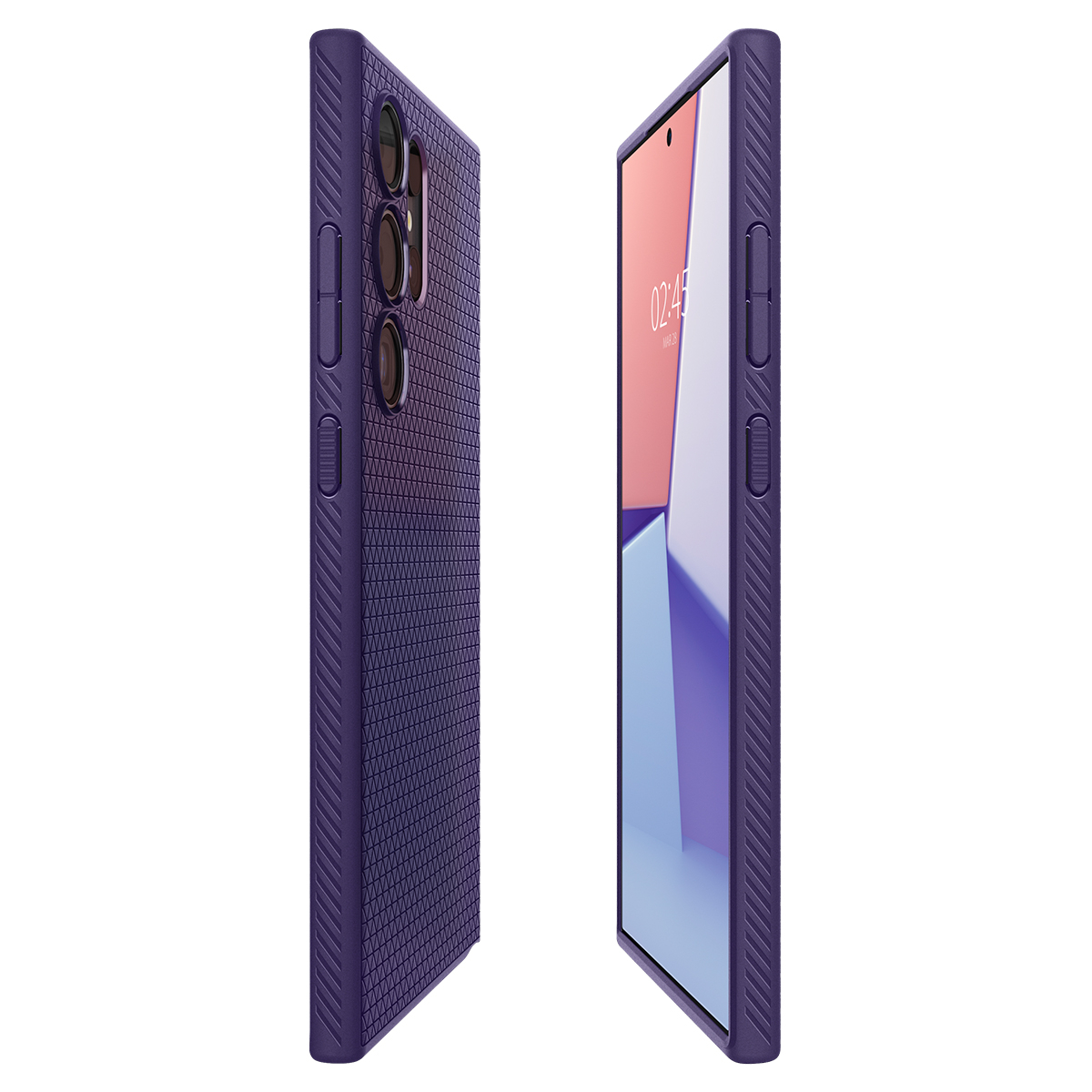 Samsung Galaxy S24 Ultra Liquid Air Case Gummi Hülle (ACS07449) - Deep Purple