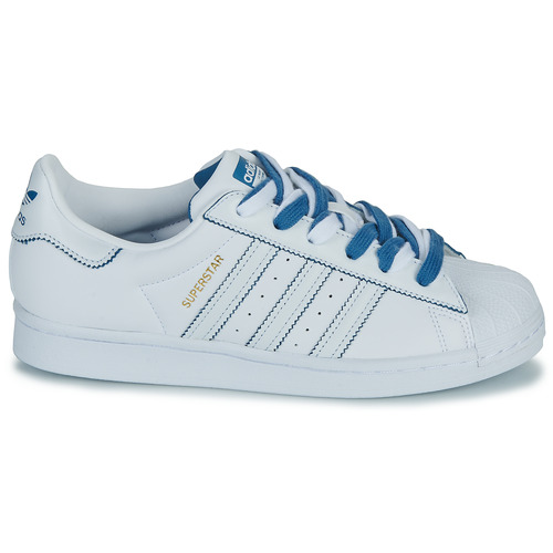 adidas Originals - SUPERSTAR W - Blanc / Bleu