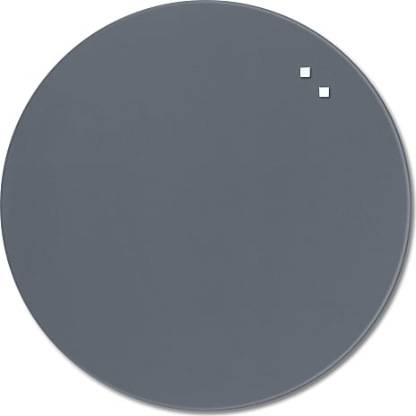 NAGA Glastavle Magnetisk rund Ø45 cm - Grå
