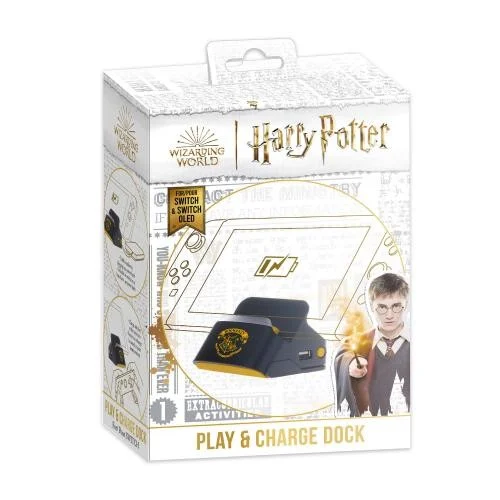 Harry Potter-Nintendo Switch-2 in 1 Dock and Stand-Black Hogwarts