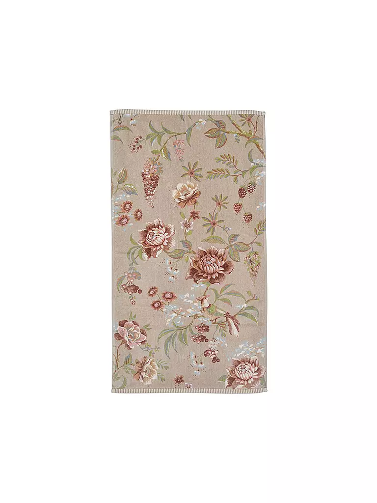PIP STUDIO Handtuch 55x100cm SECRET GARDEN Khaki  hellbraun