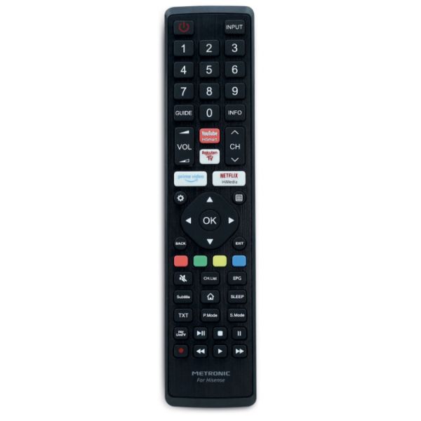 Metronic Comando Universal 495354 Compatível com Hisense Preto