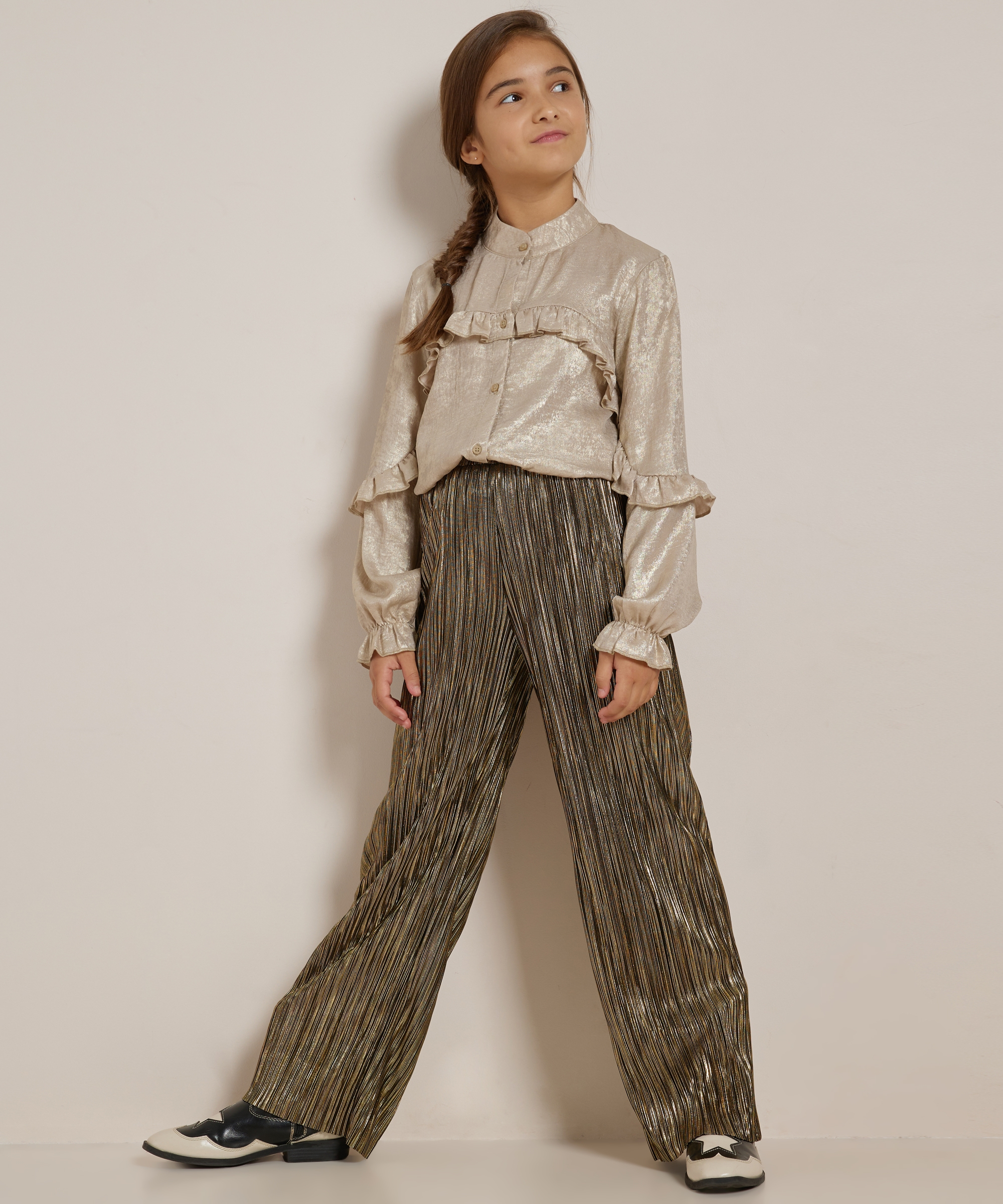 blouse met ruches