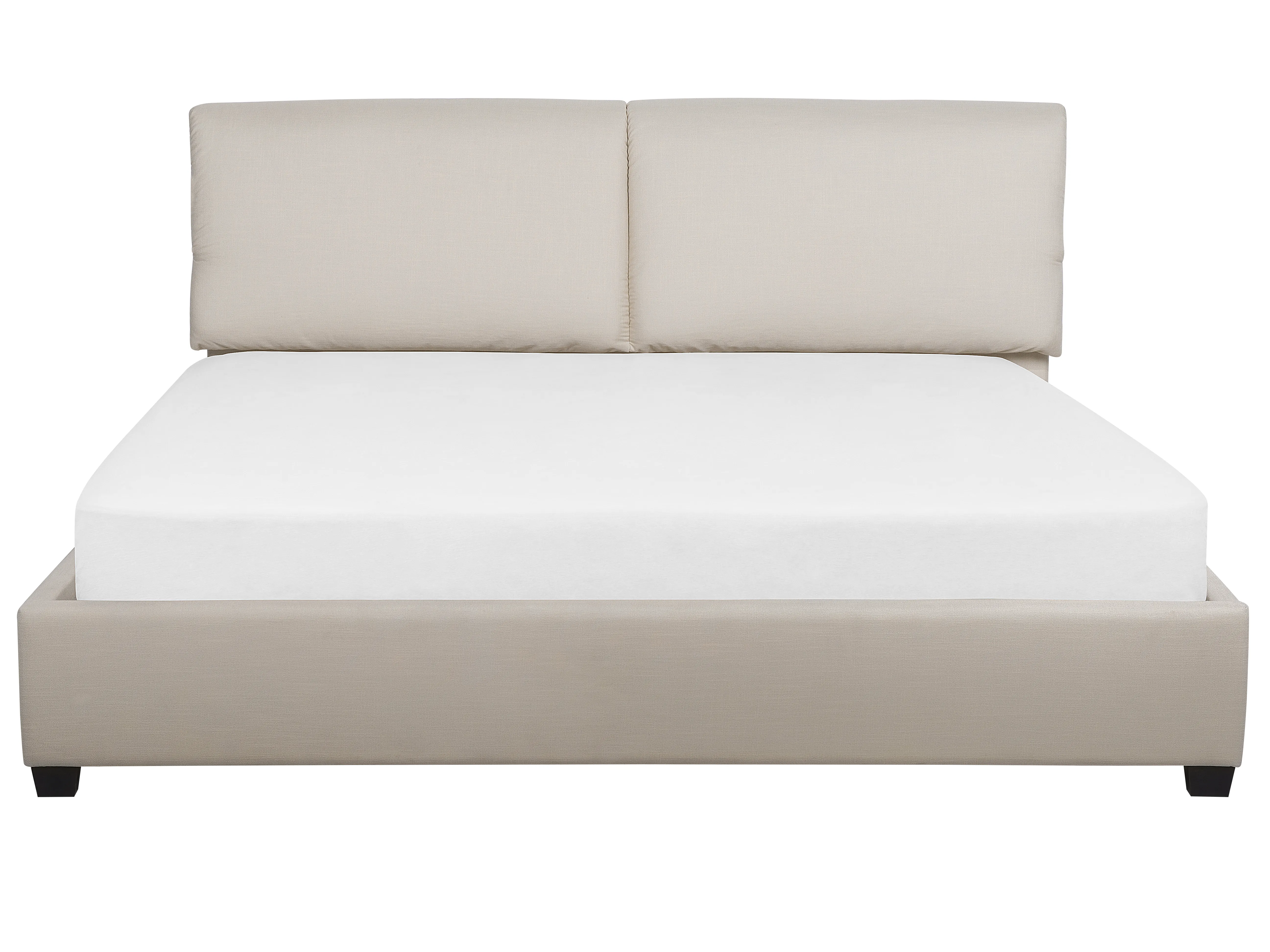 Bed Stof BELFORT 180 x 200 cm Lichtbeige