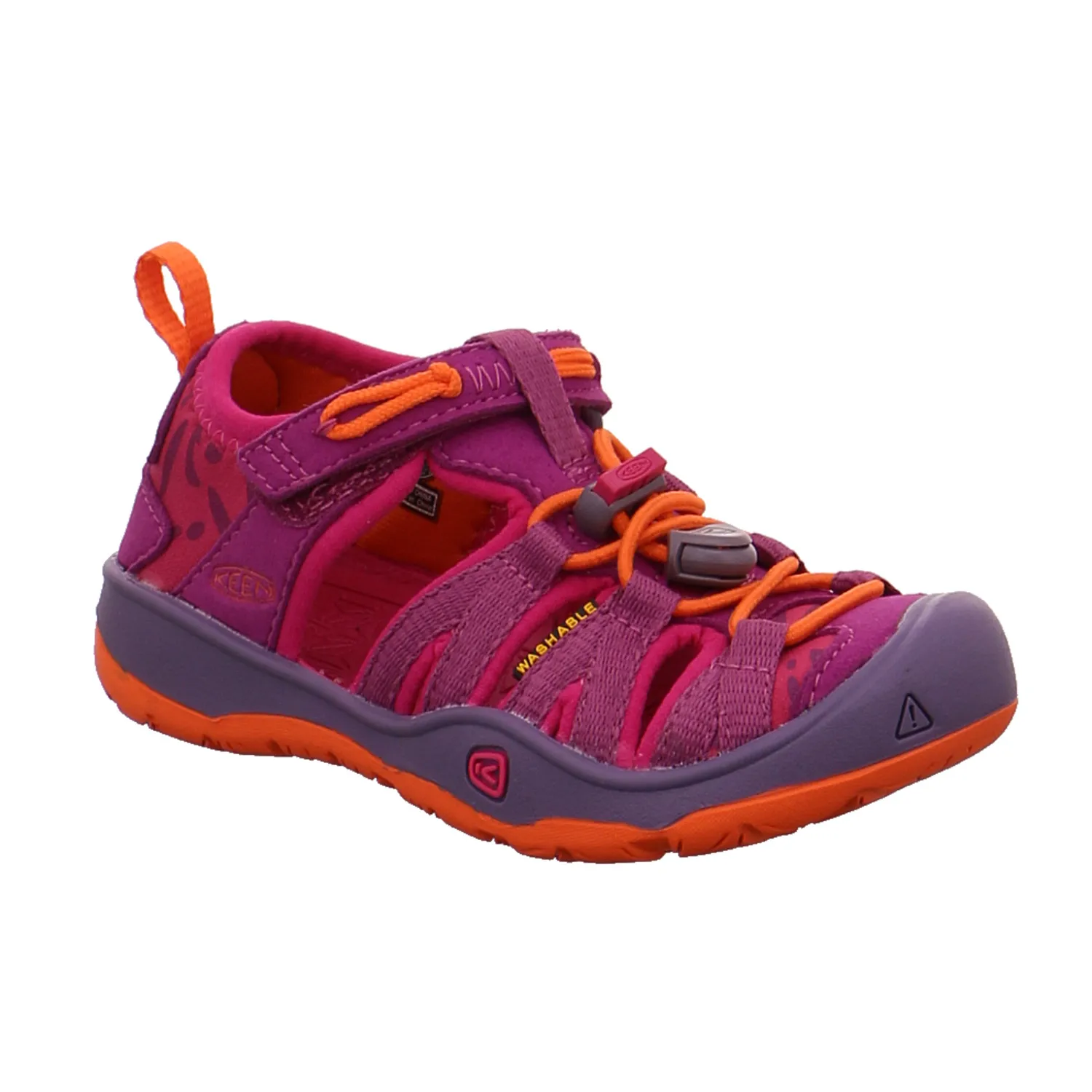 KEEN Kleinkinder-Sandale Pink Textil  Mit Zehenschutz