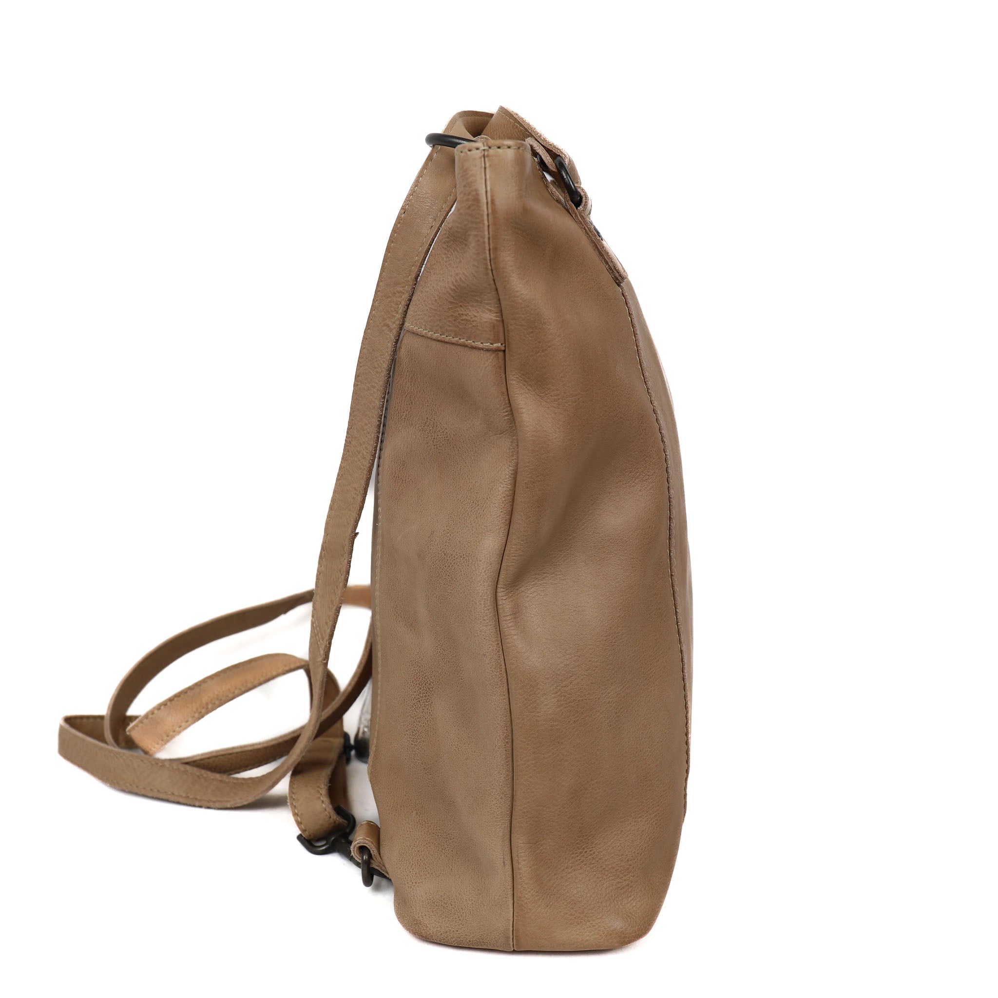 Rugzak/schoudertas 'Sandy' L beige BEIGE