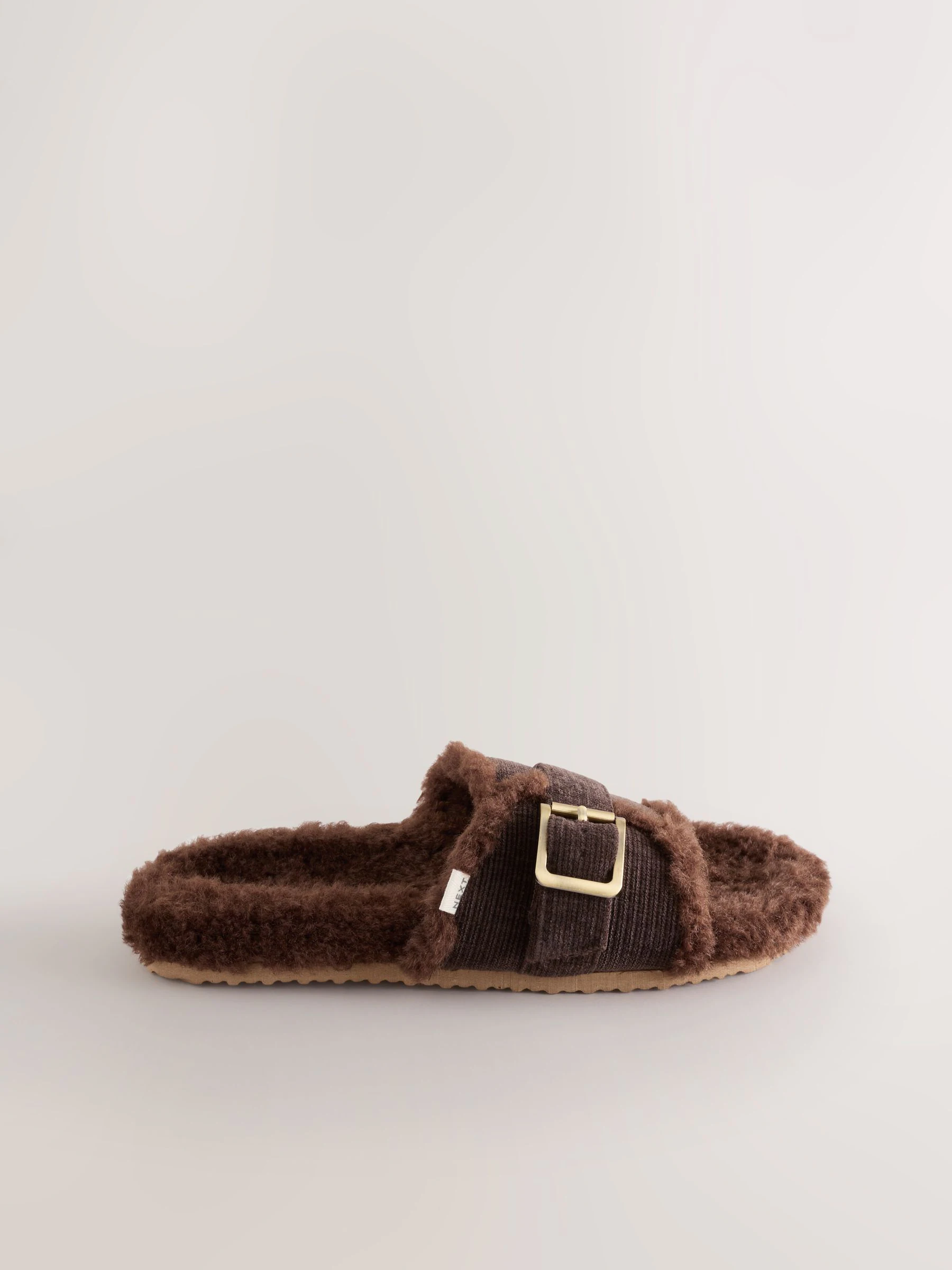 Chocoladebruin - Borg Slipper Pantoffels