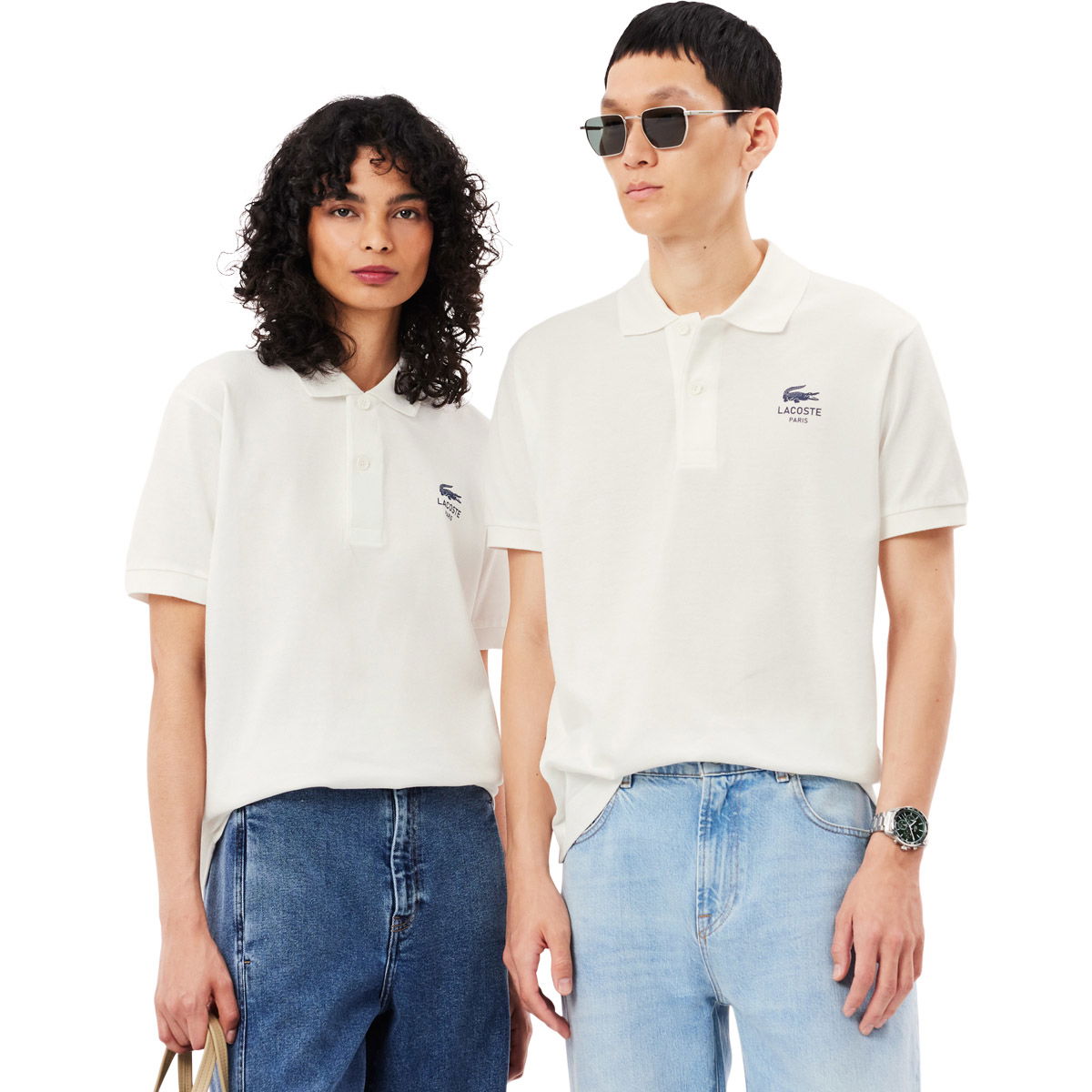 Lacoste Classic Fit Signature Print Polo T-shirt Unisex