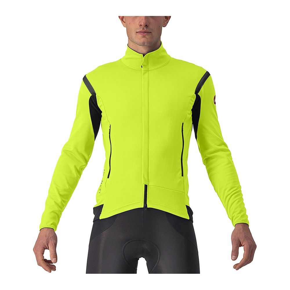 Castelli PERFETTO - Veste Homme electric lime/dark gray