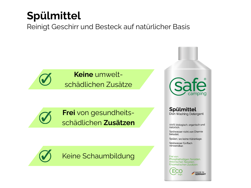 SAFE CAMPING Afwasmiddel - 500 ml