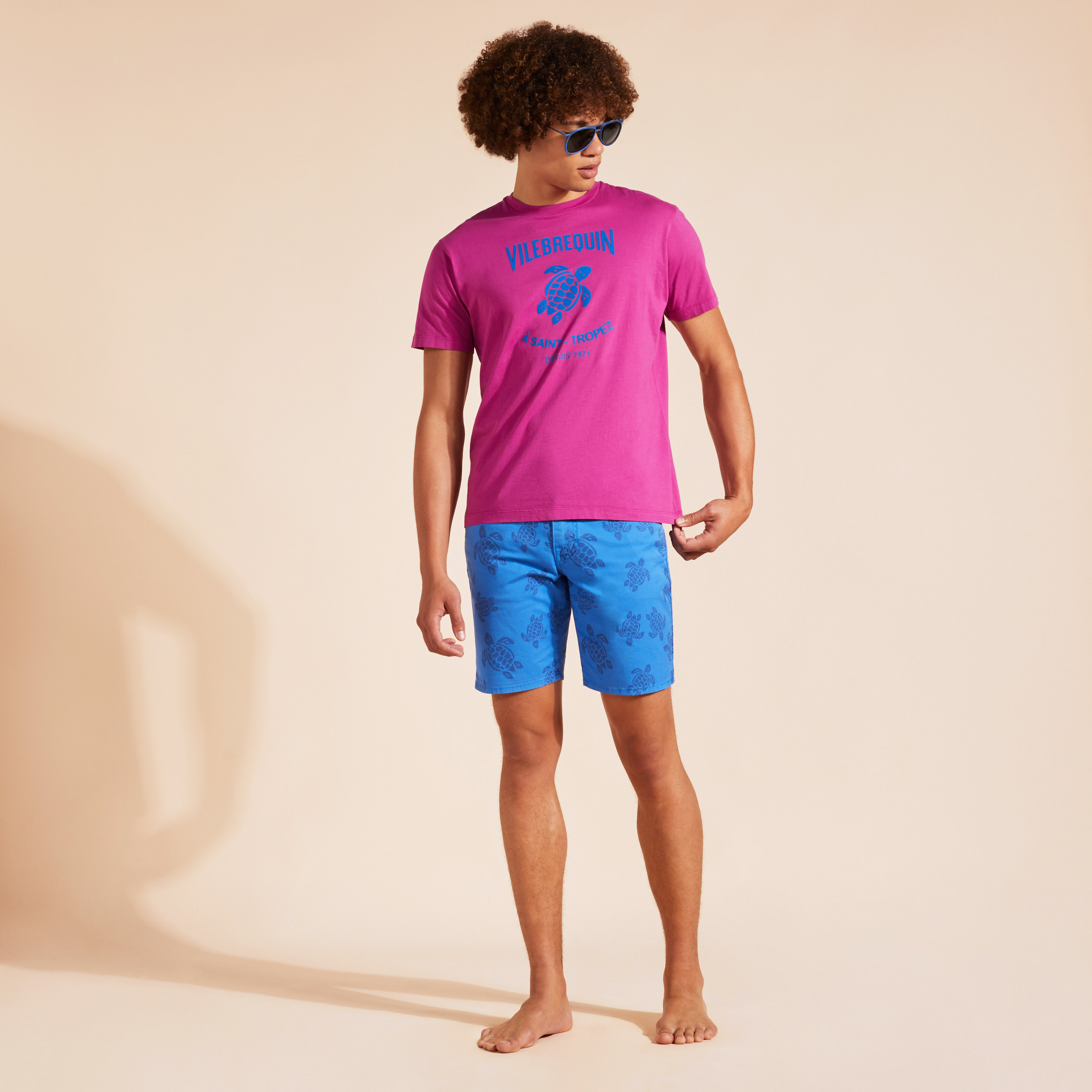 Bermuda 5 Poches Homme Ronde des Tortues | Bermudas Vilebrequin
