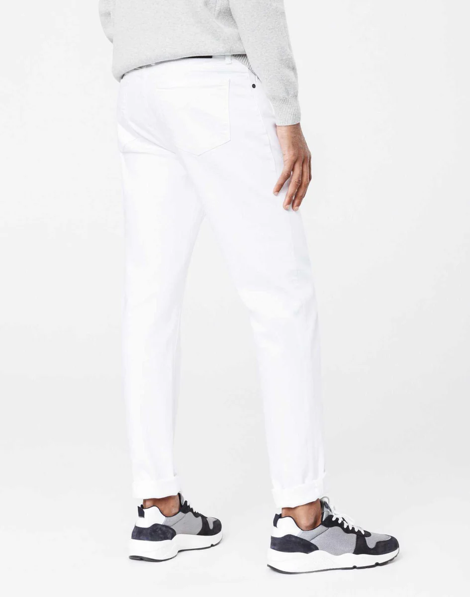 Jean slim blanc