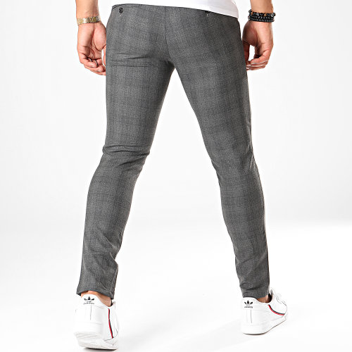 Pantalon A Carreaux 28006 Gris