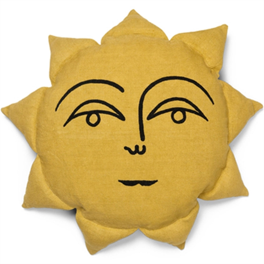 Sol Pude Yellow - Ferm Living → Luksusbaby.dk