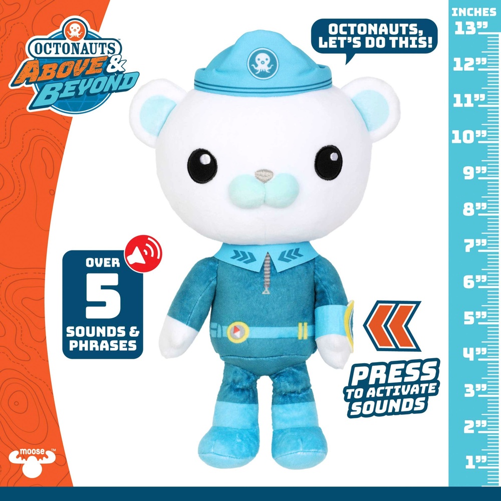 Octonauts Above & Beyond Soundeffekte Plüschtier Captain Barnacles